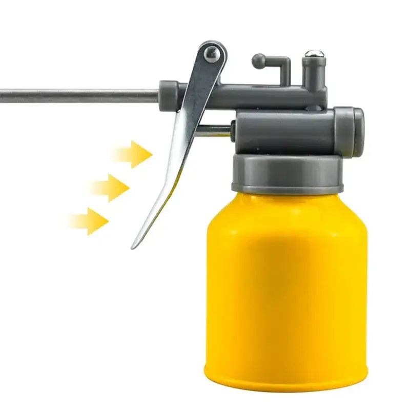 Yellow spray bottle with black nozzle, part of JustinLau Car Repair Tool Package