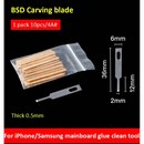 Carving blade tool for removing glue, part of Jyrkior Hand Tool for Soldering Iron