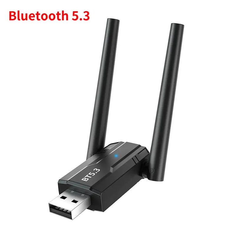 Kebidumei Bluetooth 5.3 Adapter with two antennas for 150m music audio receiver