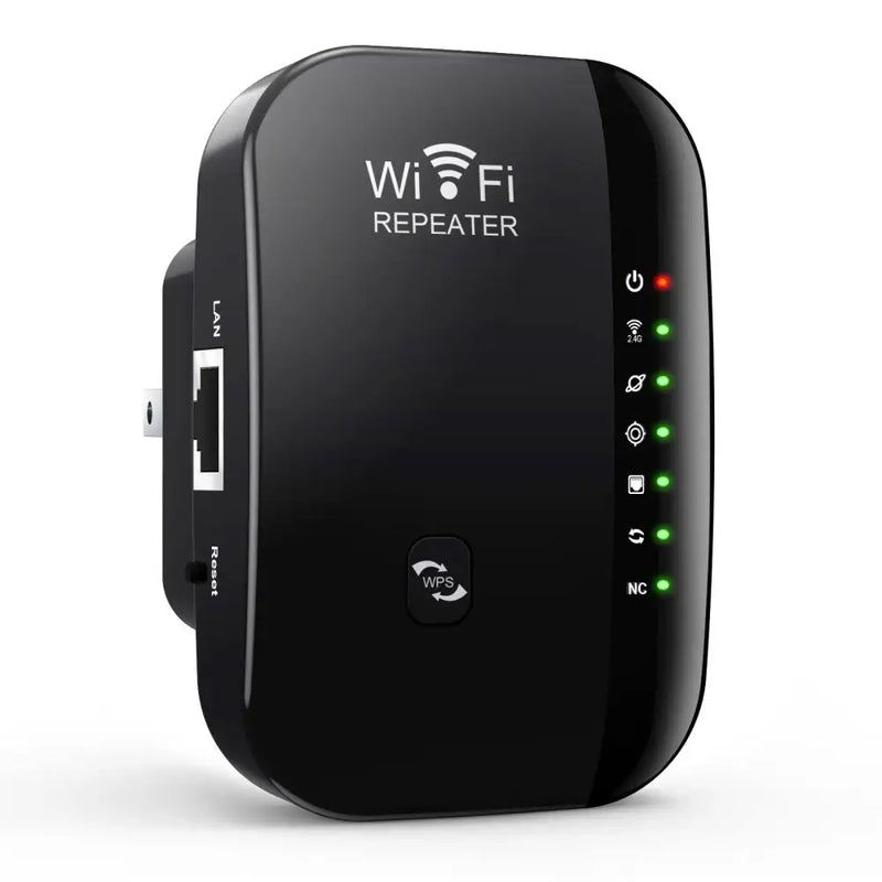 Kebidumei WiFi Repeater with indicator lights and Ethernet port for enhanced Wi-Fi transmission