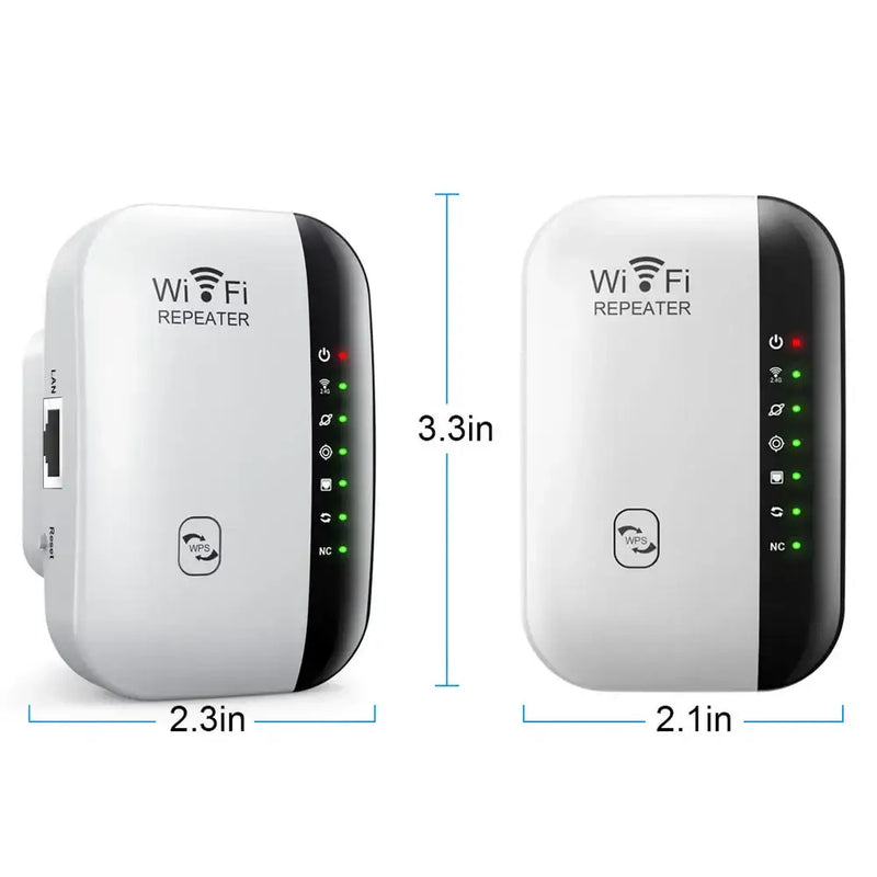 Kebidumei WiFi Repeater featuring indicator lights for enhanced Wi-Fi transmission performance