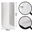 White paper towel roll 35cm height 100cm width for Keepheart EVA Foam hand tool parts