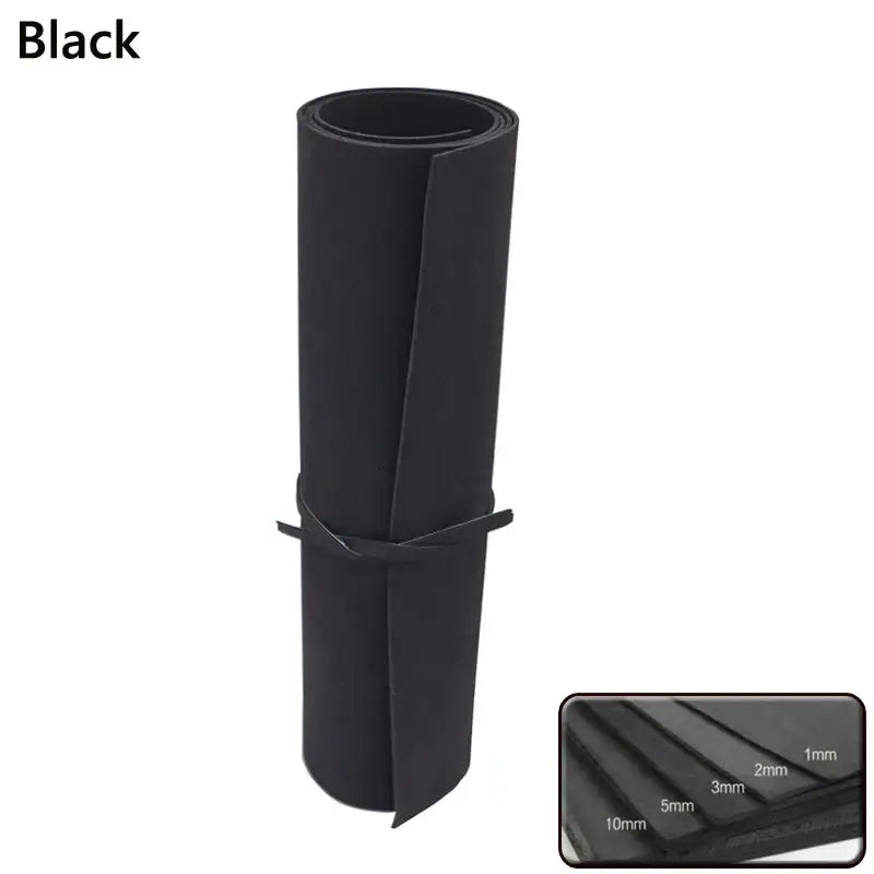 Black cylindrical roll-up case with elastic closure for Keepheart EVA Foam Hand Tool Parts