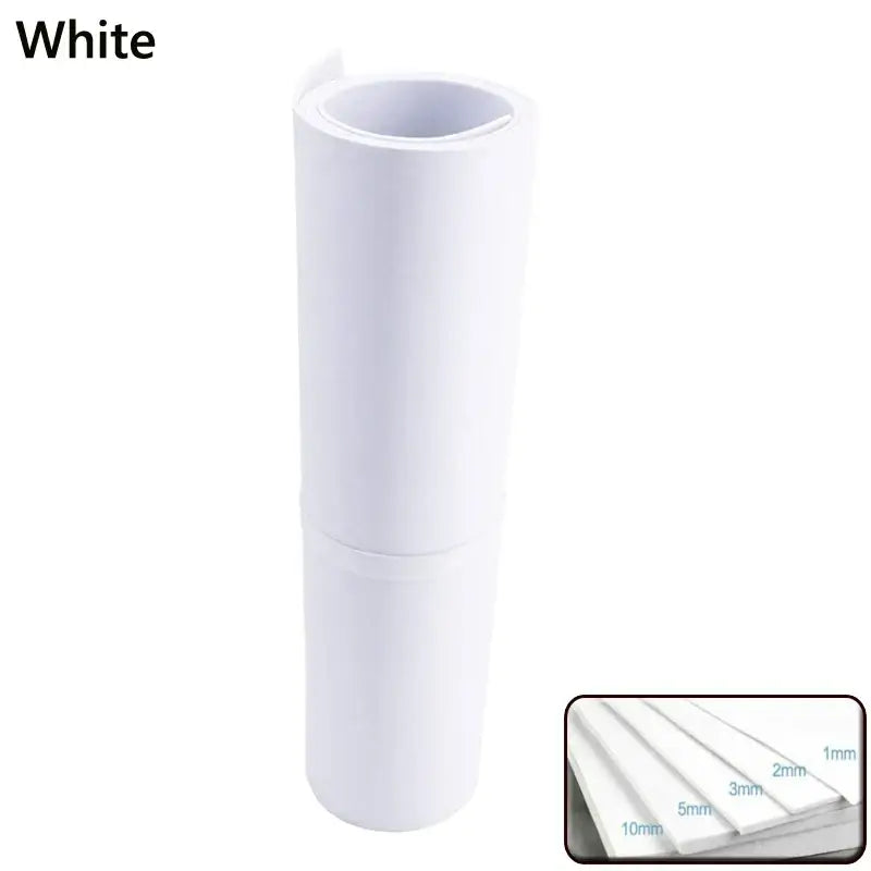 Cylindrical white plastic pipe with flare, part of Keepheart EVA Foam Hand Tool Parts