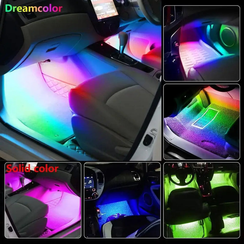 Colorful LED KIEND Voice Control Atmosphere Lamp for car interior lighting enhancement