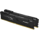 Two black HyperX Fury DDR4 RAM modules from Kingston DDR4 3200MHz 32GB kit