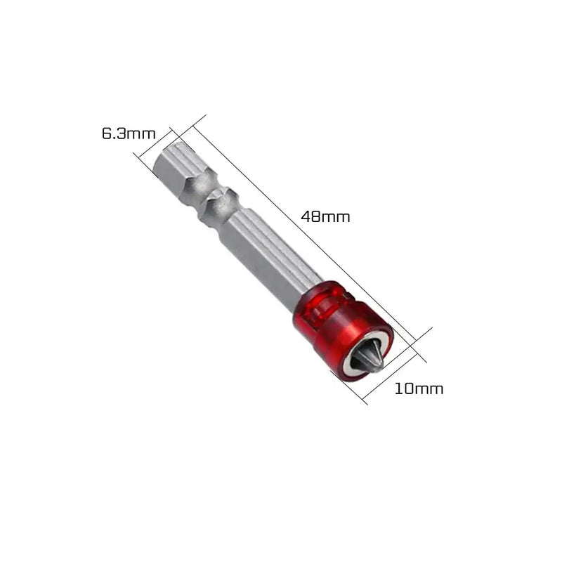 Magnetic screwdriver bit holder with red collar, ideal for KRIOCY Magnetic Screwdriver