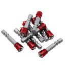 Set of KRIOCY Magnetic Screwdriver bit holders with red and silver components