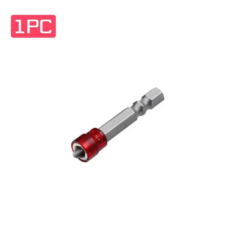 KRIOCY Magnetic Screwdriver Bit Holder with Red Collar for Reliable Precision and Non-Slip Use