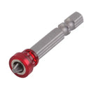 Magnetic screwdriver bit with red collar for KRIocy magnetic screwdriver’s precision use
