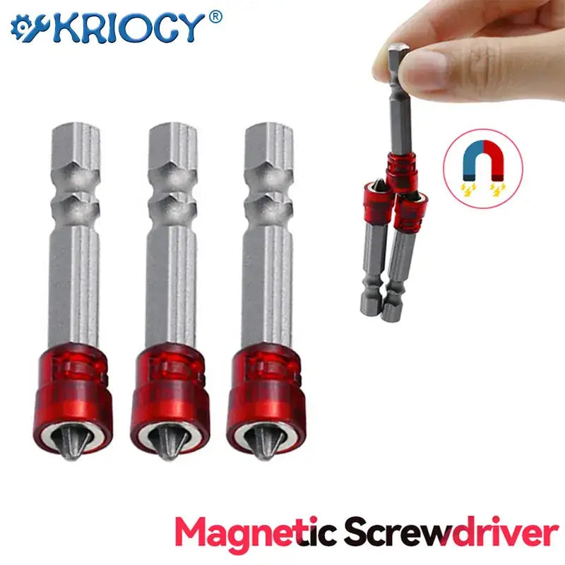 Magnetic screwdriver bits from KRIOCY offer reliable precision for various screw head sizes