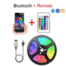 LED Chip Strip Light with RGB Color Temp and Smart Features - Bluetooth IR / 5m