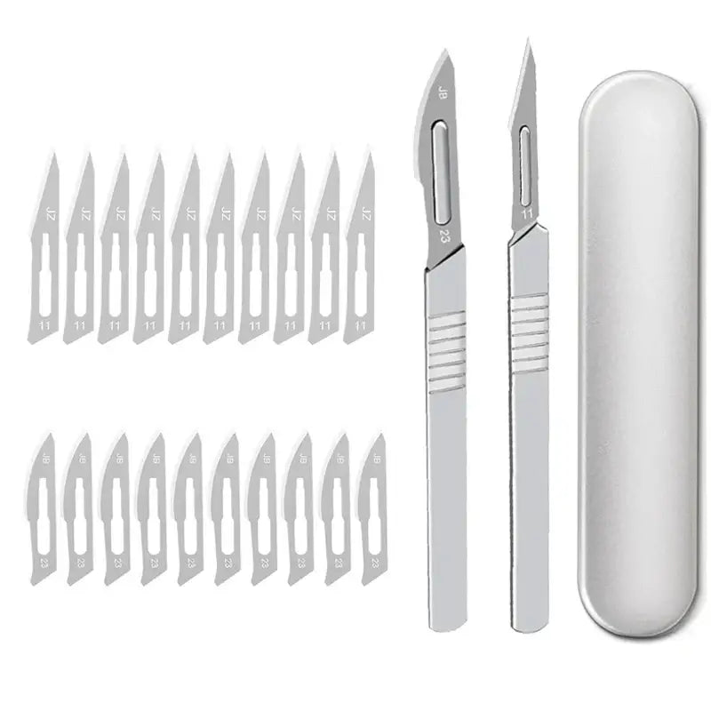 LISM DIY Supplies multi knife set with precision blades and storage case for woodworking