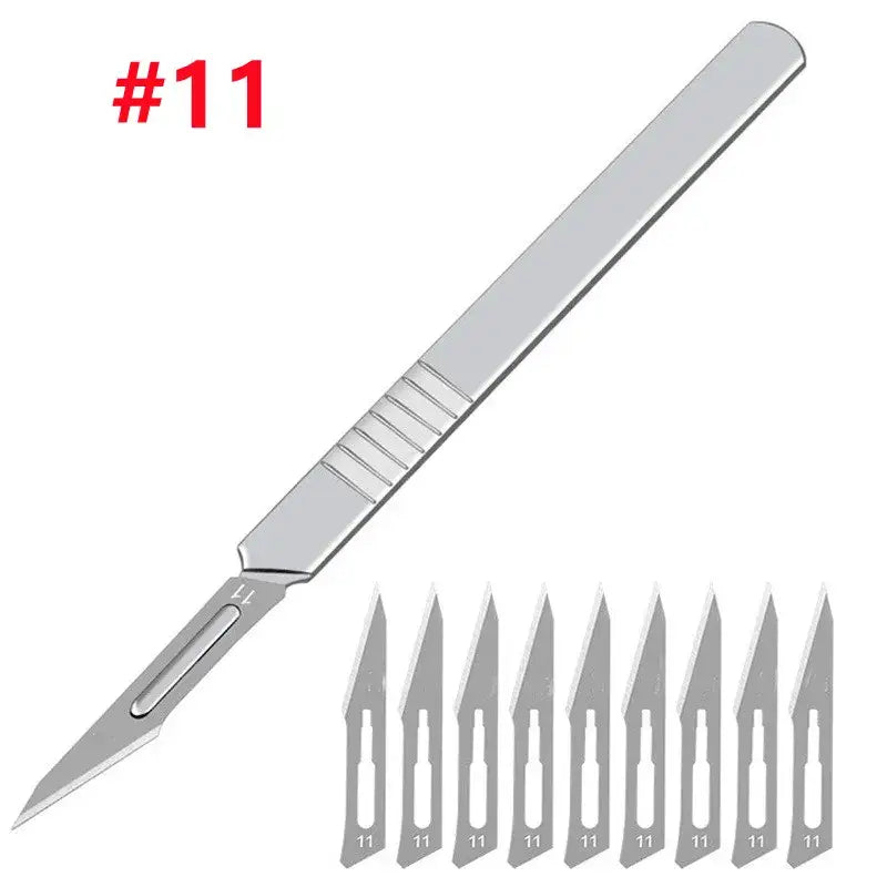 Surgical scalpel with replaceable blades from LISM DIY Supplies for carving and precision work