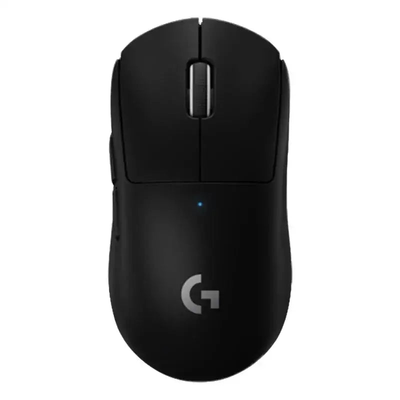 Black wireless computer mouse featuring Logitech G logo in the Logitech G PRO X Wireless