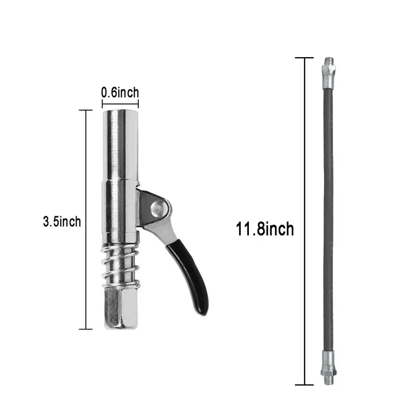 Bicycle pump with flexible hose and measurement markings, a premium hand tool part