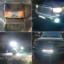 Customized vehicle featuring Lupuauto Triple Row Light Bar for enhanced night visibility