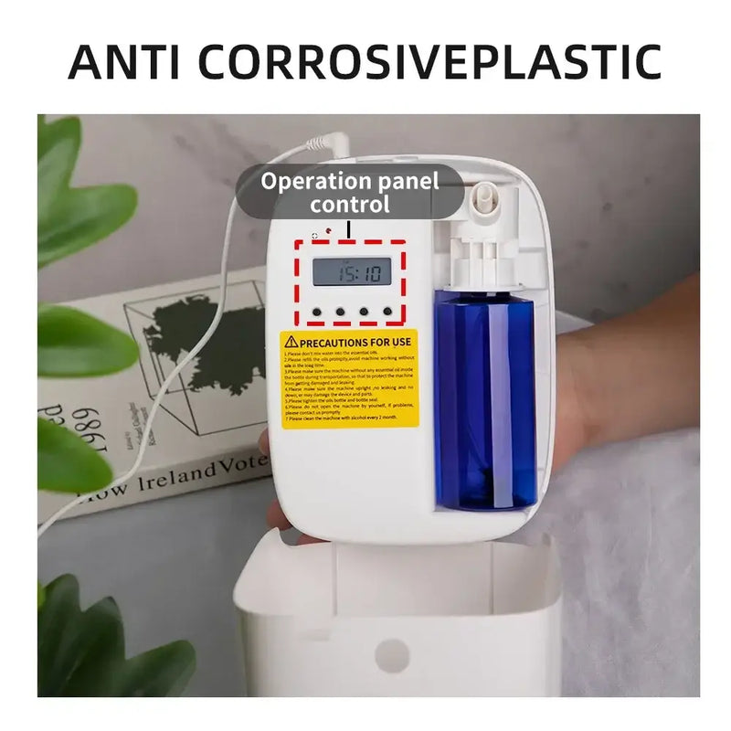 Anti-corrosive plastic device with control panel for LUXPERFUME 200ml oil diffuser