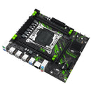MACHINIST X99 PR9 Motherboard features a black PCB with green accents for superior performance