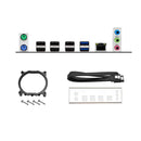 Computer Motherboard I/O Panel with Ports and Accessories for Machinist X99 PR9 Motherboard