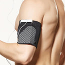 Armband phone holder with mesh pocket and white trim for Macroupta Application Position