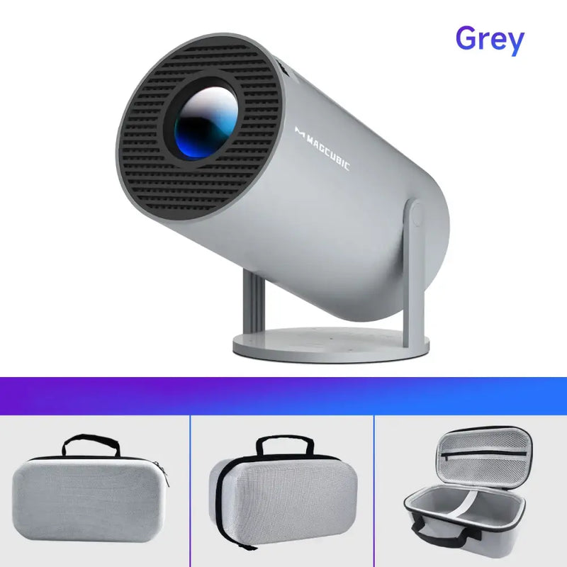 Magcubic Portable Projector with 290 ANSI Lumens and Built-in Speaker - Grey Bag / US Plug
