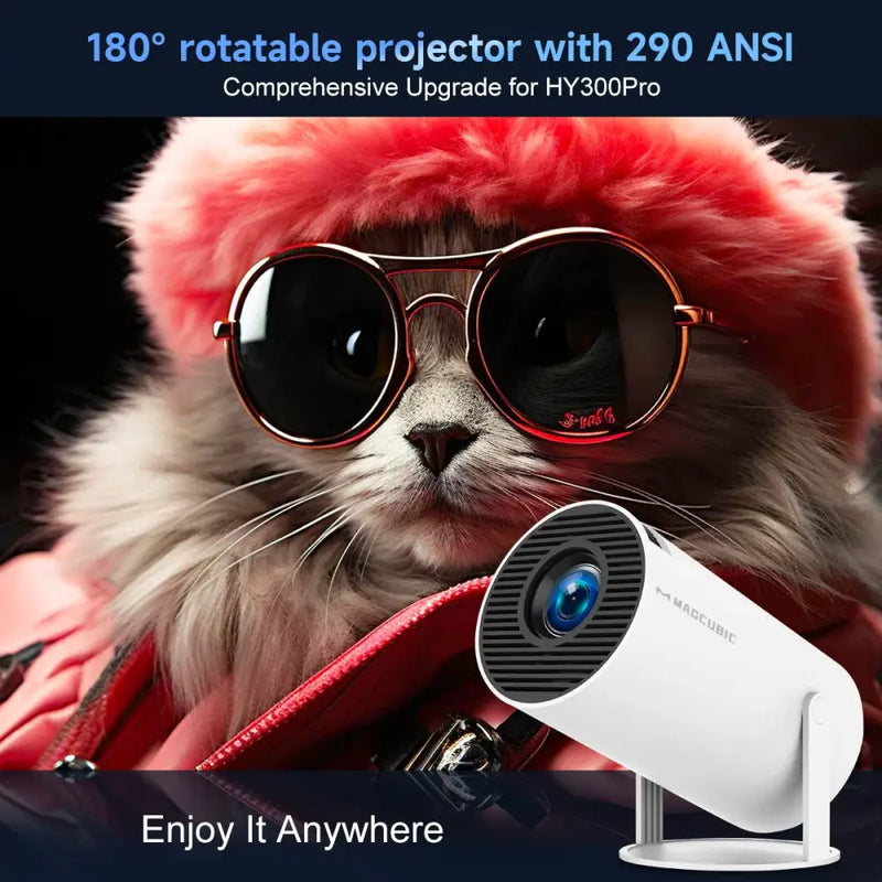 Magcubic Portable Projector with 290 ANSI Lumens and Built-in Speaker
