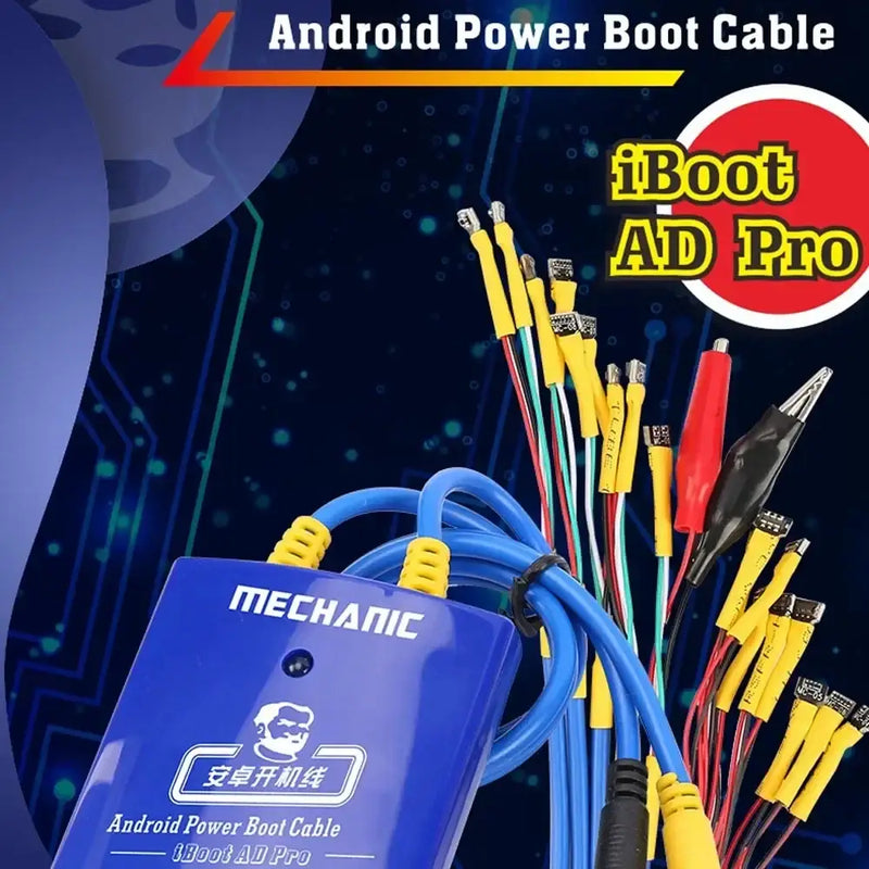 Android Power Boot Cable Device with Colorful Connectors for MECHANIC iBoot AD MAX/PRO