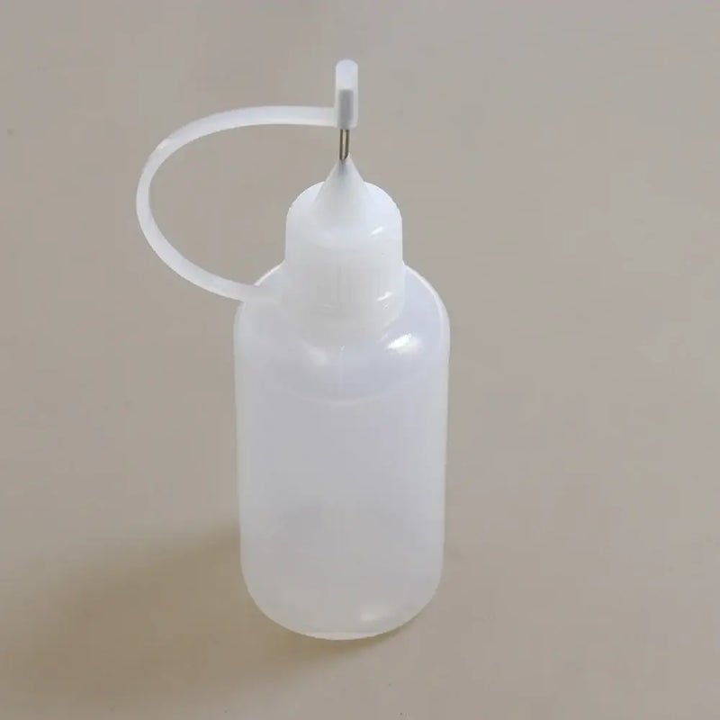 Translucent plastic squeeze bottle with a curved spout for MLDCZS hand tool parts