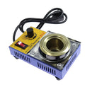 Soldering pot with temperature control on MLDCZS Alloy Steel Tin Stove crafted in China