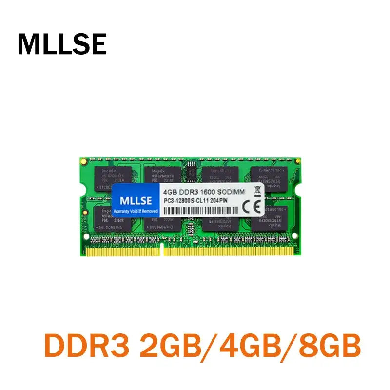 MLLSE Sealed SODIMM DDR3 Memory module with capacity options for enhanced performance