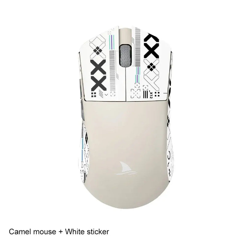 Wireless gaming mouse with black and white patterns, Motospeed Darmoshark M3 Bluetooth