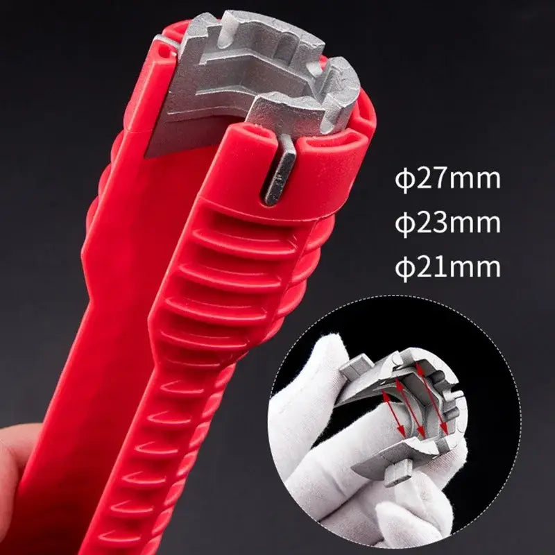 14 In 1 Sink Faucet Wrench Plumbing Repair Tool Handle Double Head Wrench