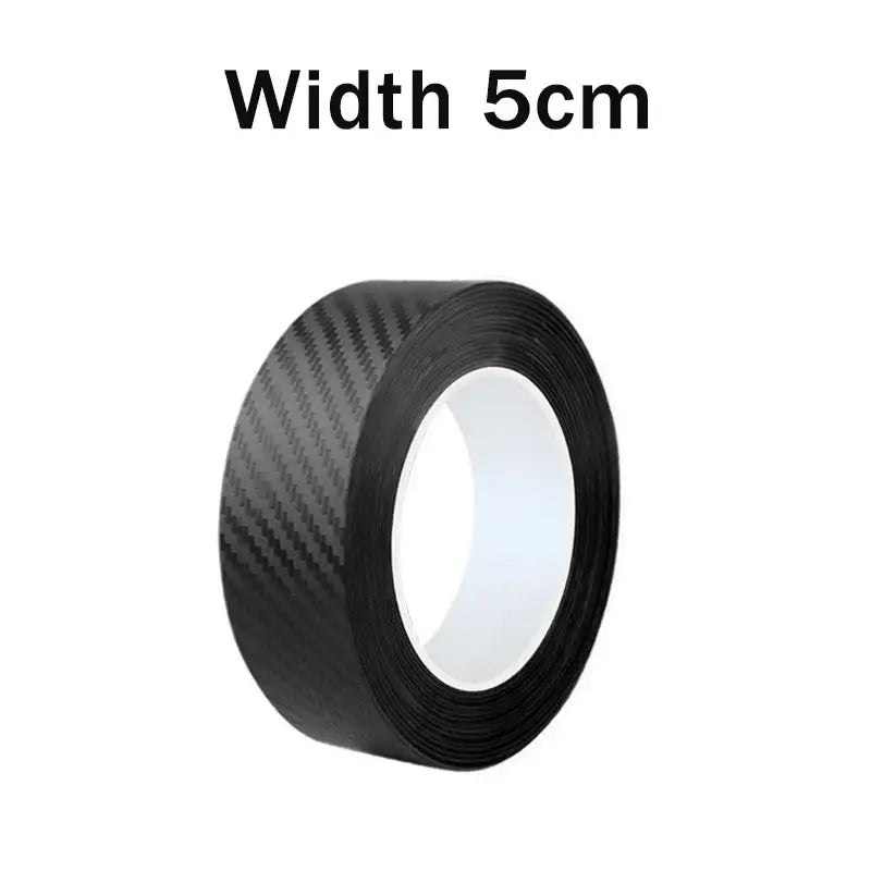 Roll of black carbon fiber-patterned tape, 5cm width, for Nano Carbon Fiber Car Sticker