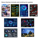 New 3.5 Inch IPS TYPE-C Secondary Screen Computer CPU GPU RAM HDD MonitorUSB