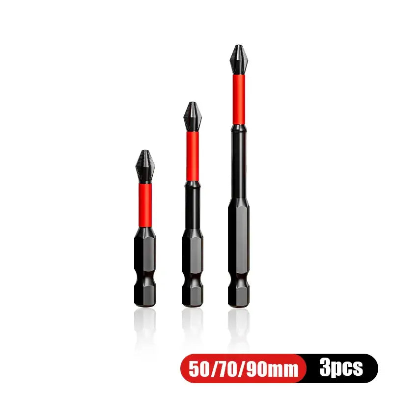 Set of three strong magnetic screwdriver tips in NIUXIANG Mini Screwdriver Set