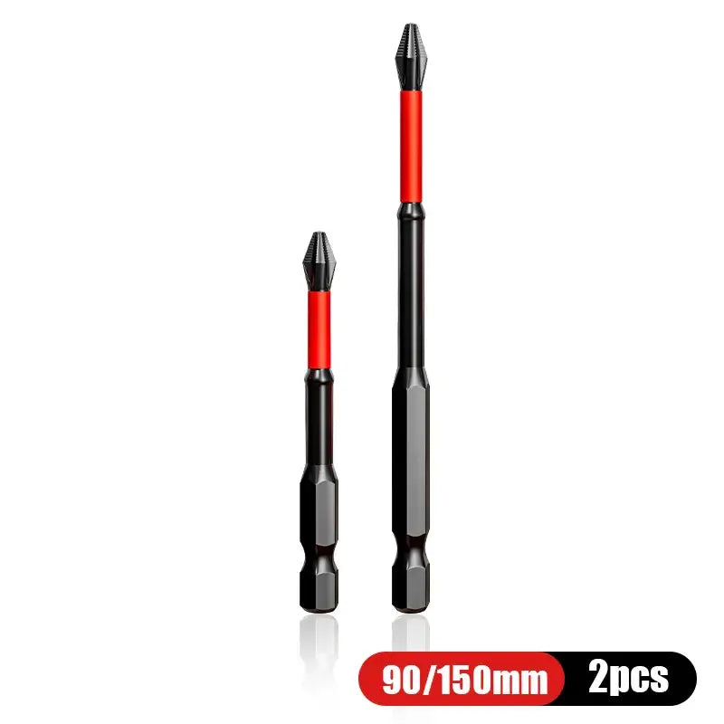 Two screwdriver bits with red and black handles from NIUXIANG Mini Screwdriver Set