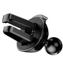 Car phone mount featuring a 17mm ball head with soft glue for adjustable positioning