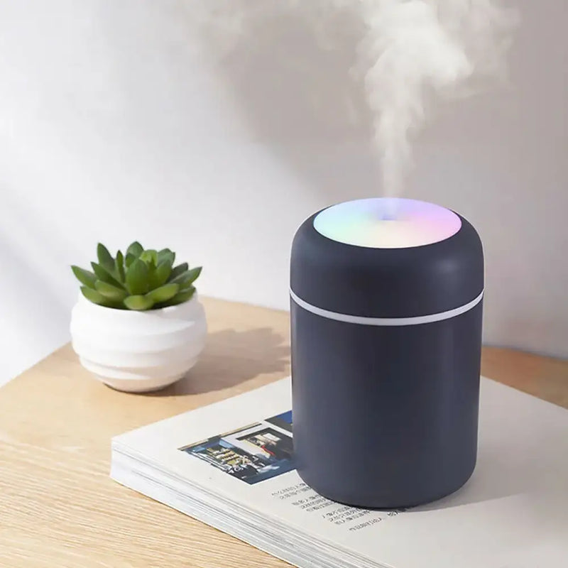 Cylindrical black essential oil diffuser for a reliable power device in Mainland China