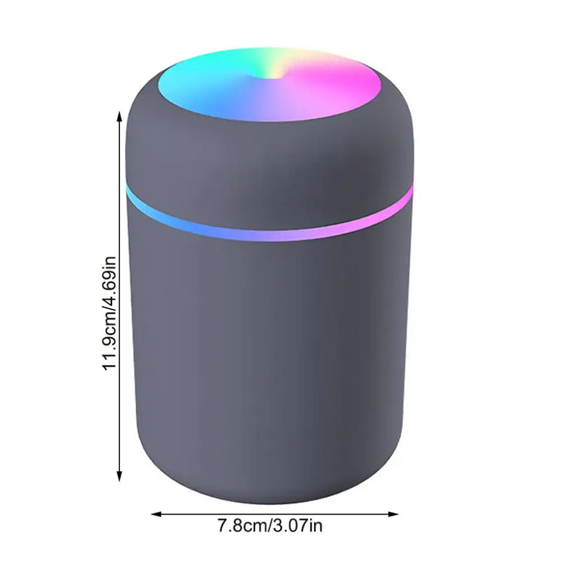 Cylindrical gray reliable power device for Mainland China with colorful illuminated top