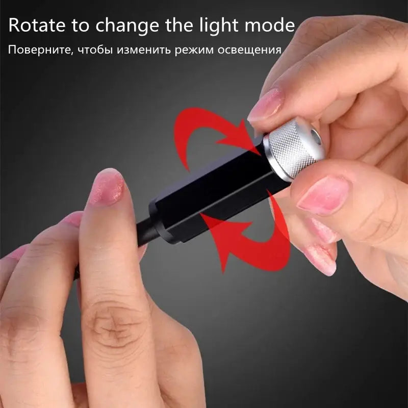 Handheld device with rotatable tip for NoEnName Null Atmosphere Lamp star projection