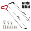 Paintless dent repair tool kit with attachments for effective car dent repair