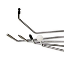 Set of dental examination tools for precision in car dent repair tasks