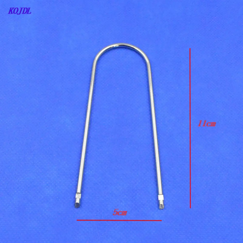 U-shaped metal rod with threaded ends for radio removal, NoEnName Null Origin tool