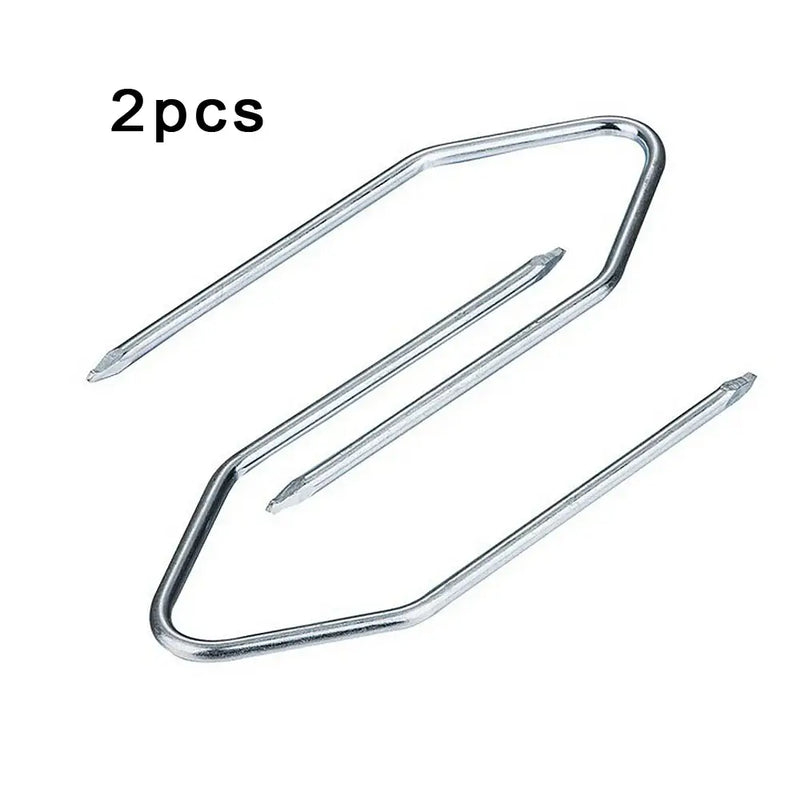 Metal paper clips with an angular design for safe car radio stereo release removal