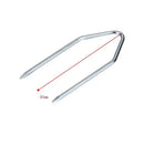 U-shaped metal pin for car radio stereo release with 90mm width measurement line