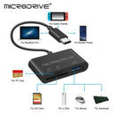 USB-C hub adapter featuring NoEnName Null Card multi slot for versatile memory storage