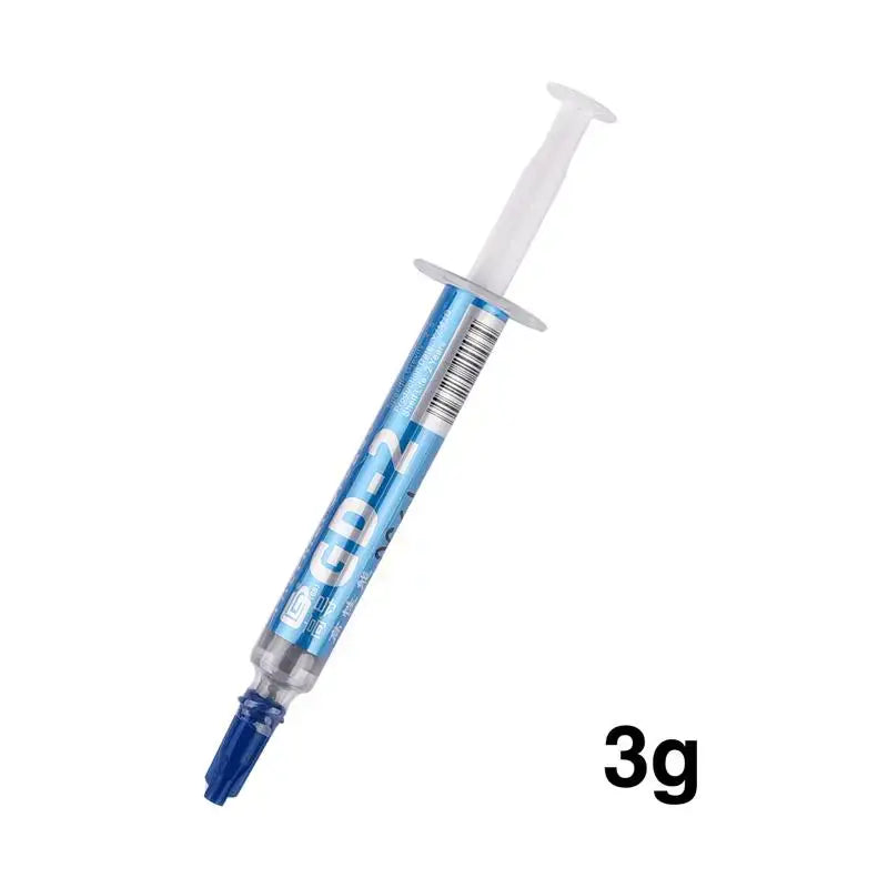 Syringe with blue thermal paste, 3g, for NoEnName Null Silicone Sealant, DIY projects in Mainland China