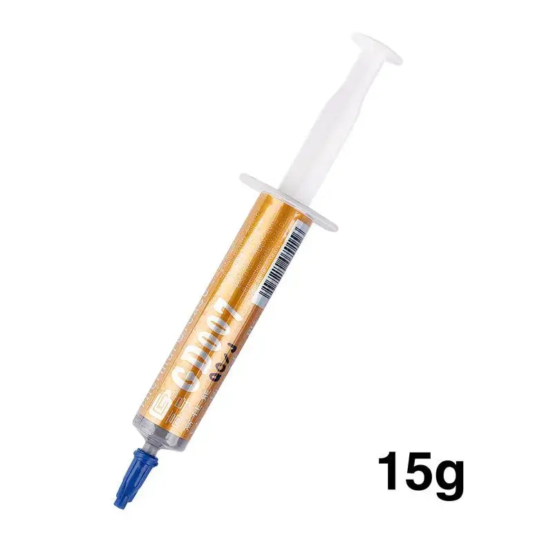 Syringe with 15g golden silicone sealant for DIY projects, Mainland China model