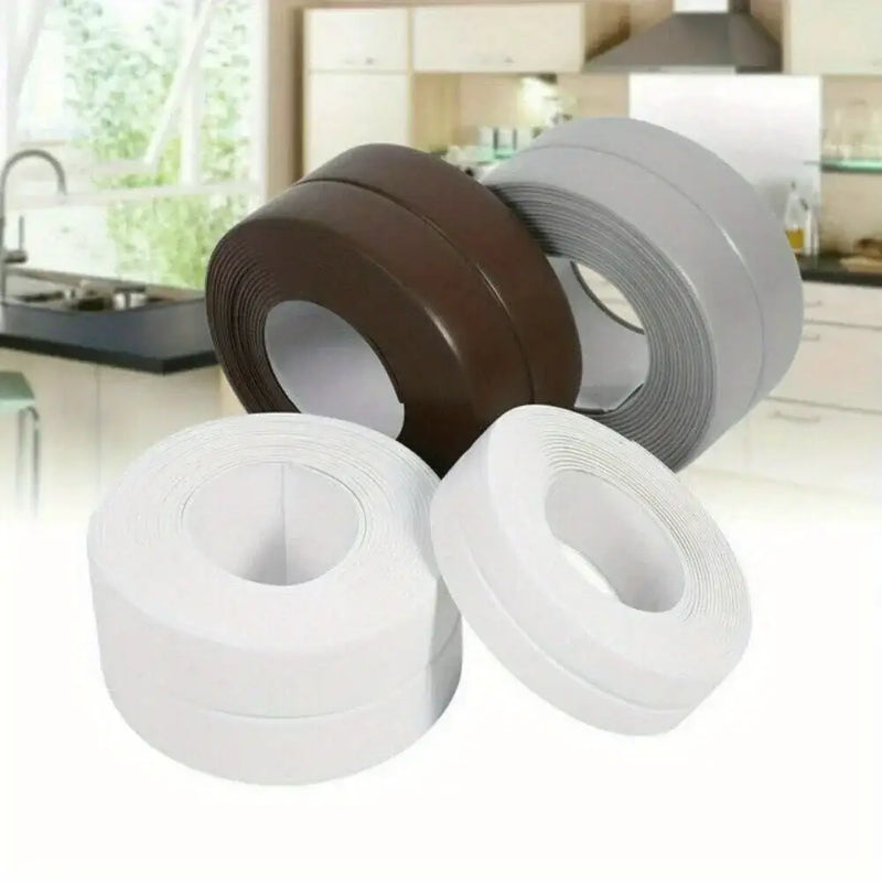 Rolls of PVC waterproof sealing tape in various colors for DIY supplies and decorating